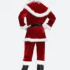 Santa Claus Christmas Cosplay Costume Back Image