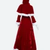 Santa Claus Christmas Long Coat Back Image