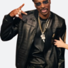 The Kelly Clarkson Show Snoop Dogg Leather Jacket Image 1