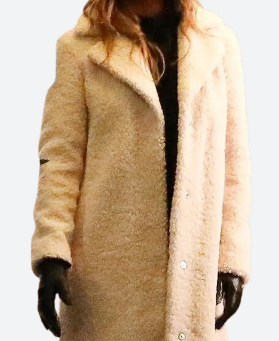 The Morning Show Alex Levy Fur Coat Front Image