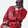 The Voice S26 Snoop Dogg Leather Tracksuit Front Image