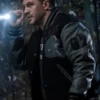 Tom Hardy Venom Let There Be Carnage Eddie Brock Detroit Lions Letterman Varsity Jacket