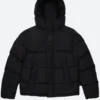 Trapstar Black Puffer Hooded Jacket