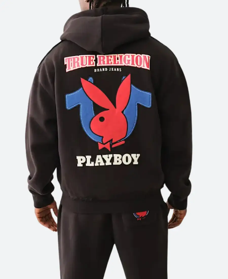 True Religion Playboy Zip Up Hoodie