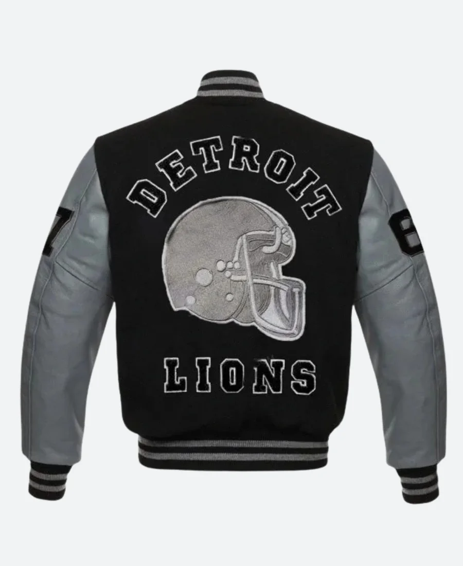 Venom 2 Eddie Brock Detroit Lions Jacket Back