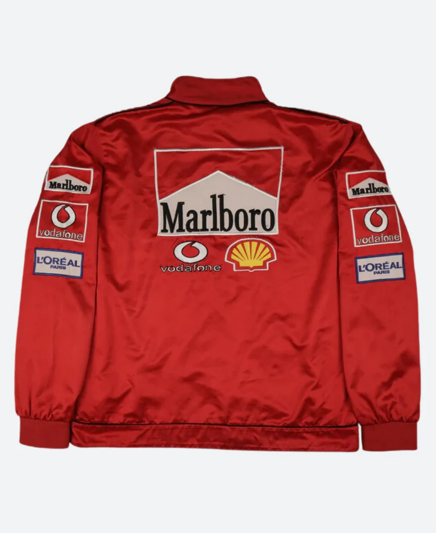 Vintage 1990s F1 Marlboro Racing Jacket Bacck Image