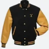 Yellowstone Dutton Ranch Varsity Jacket Back Image