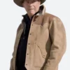 Yellowstone John Dutton Suede Leather Jacket 6