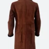 Yellowstone Monica Dutton Suede Leather Coat Back Image