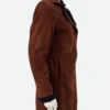 Yellowstone Monica Dutton Suede Leather Coat Image 1