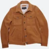 Yellowstone S5 Jimmy Hurdstrom Suede Leather Jacket Front Image