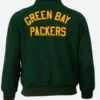 1952 Green Bay Packers Varsity Jacket Back Image