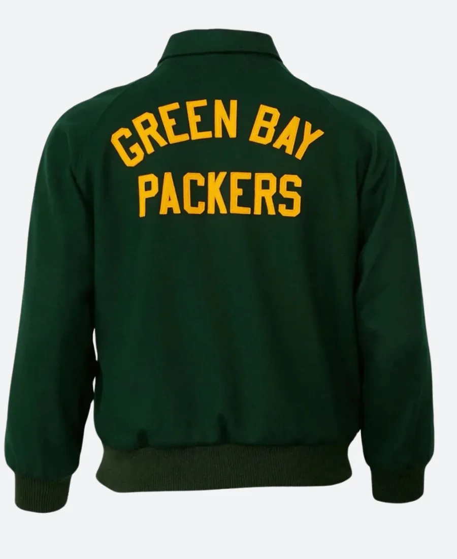 1952 Green Bay Packers Varsity Jacket Back Image