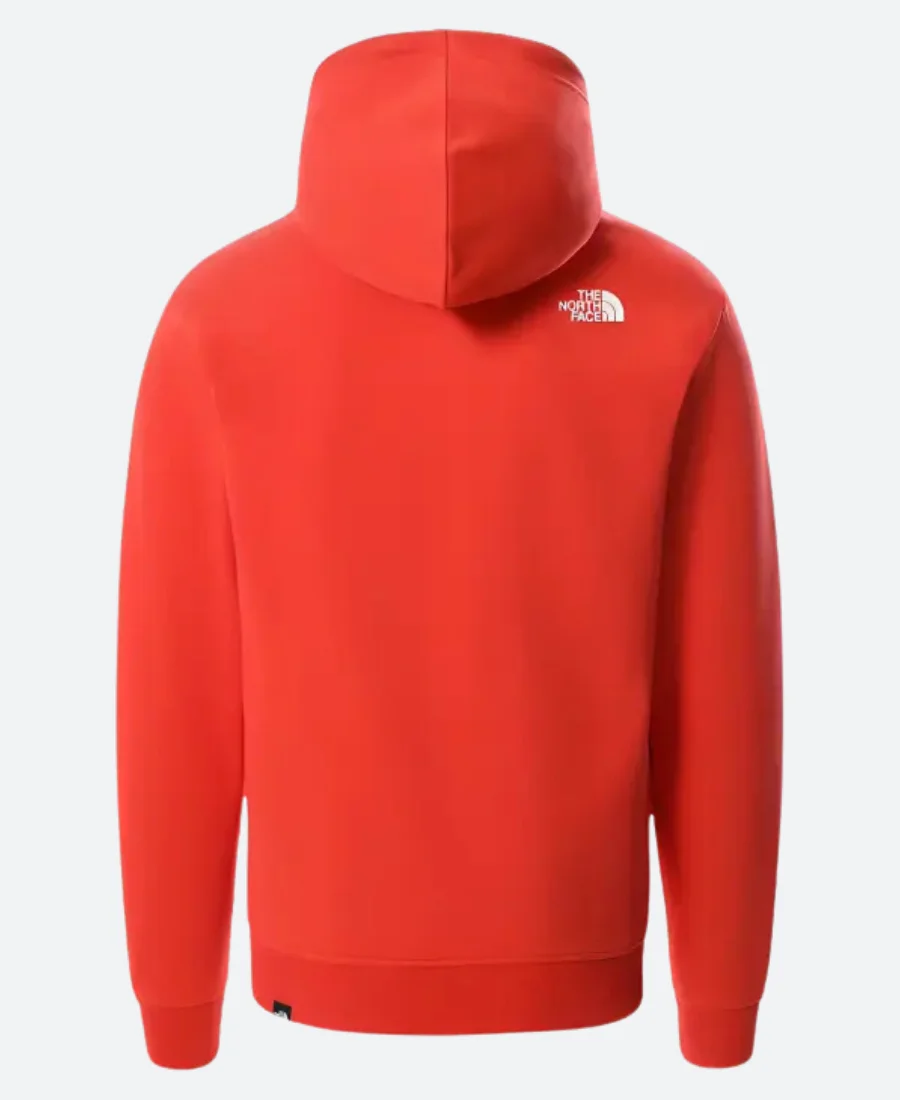 Adam Sandler Red North Face Hoodie bacck Image