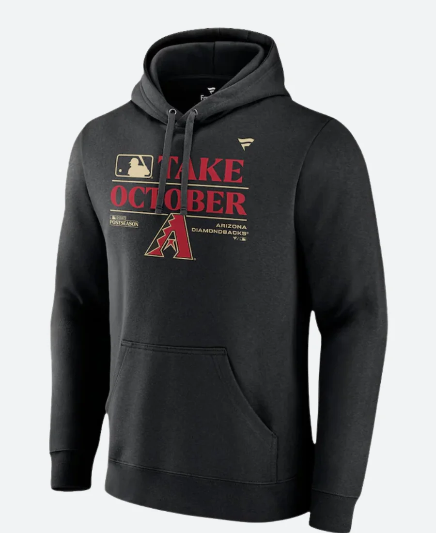 Arizona Diamondbacks Take October Hoodie Front Image