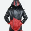 Assassins Creed 3 Connor Kenway Hooded Leather Jacket Front Image