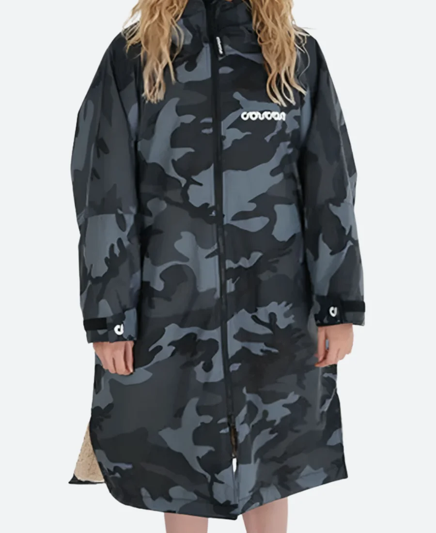 Bad Sisters S02 Becka Garvey Camo Coat Front Image