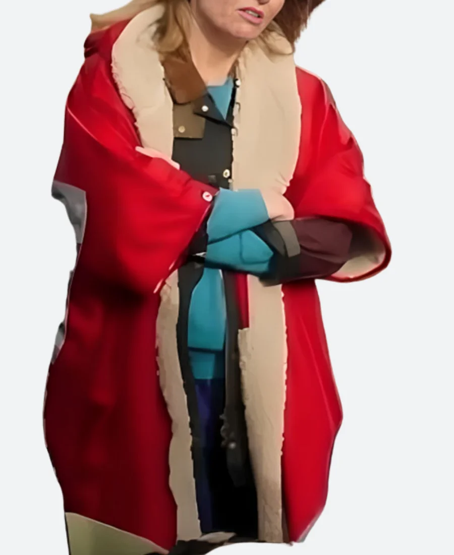 Bad Sisters S02 Eva Garvey Red Coat Front Image