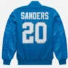 Barry Sanders Detroit Lions Jacket Back Image