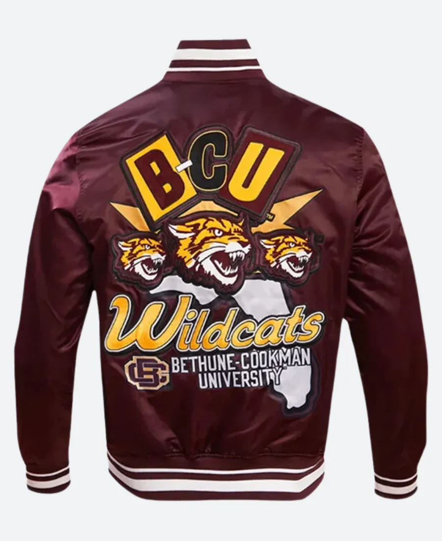 Bethune Cookman University Jacket back Image