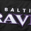 Blaine Baltimore Ravens Hooded Jacket Close Up Image