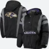 Blaine Baltimore Ravens Hooded Jacket Front & Back Image