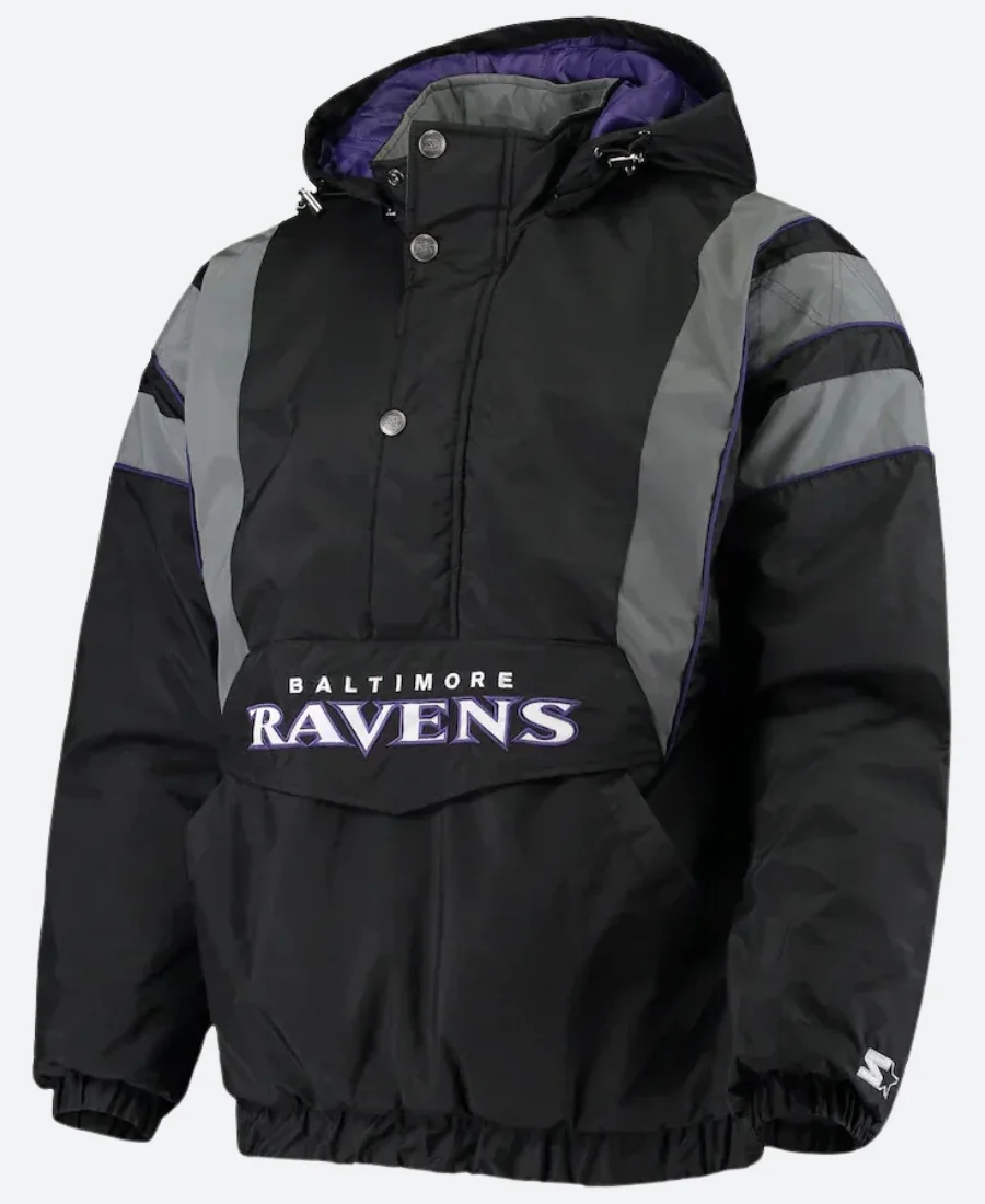 Blaine Baltimore Ravens Hooded Jacket Front Image