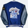 Blue California Golden Bears Varsity Jacket Back Image