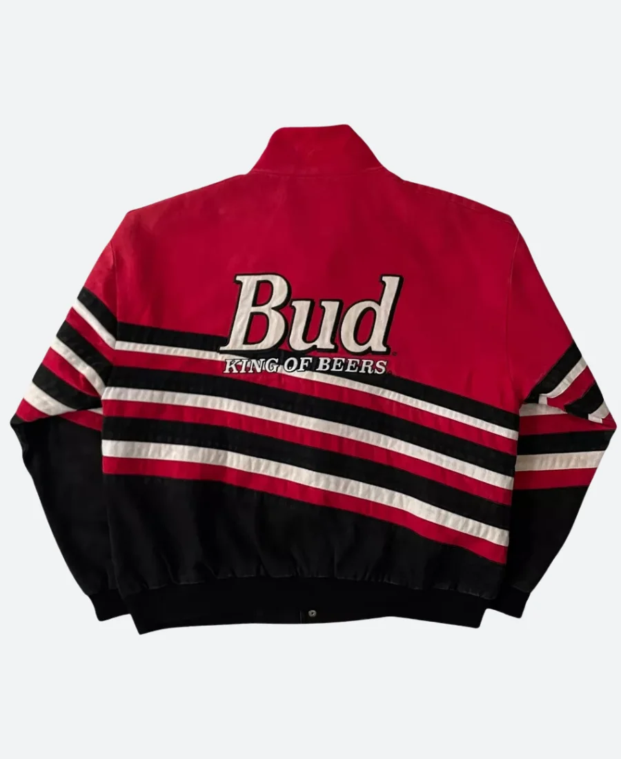 Budweiser Dale Earnhardt Jr Nascar Jacket Back Image