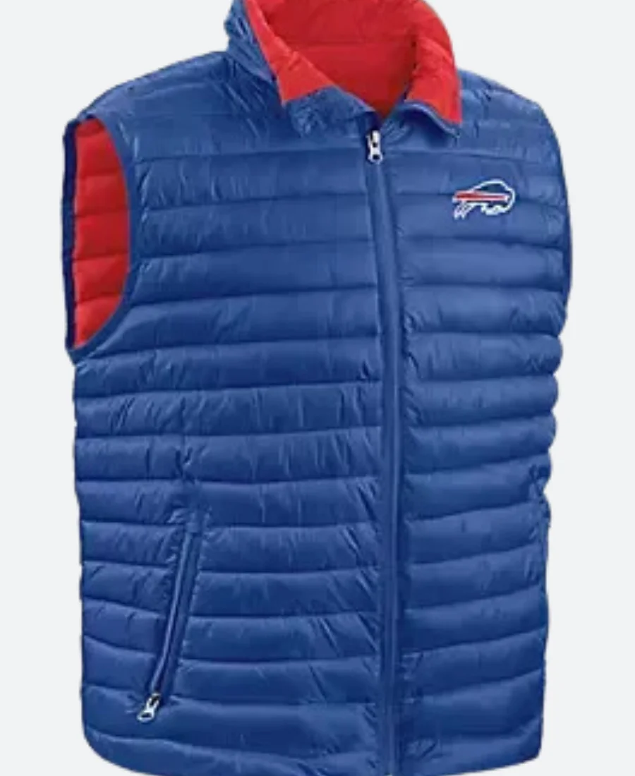 Buffalo Bills Puffer Vest Front Image