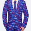 Buffalo Bills Style 01 Blue Blazer