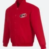 Carolina Hurricanes Varsity Jacket Front Image