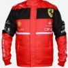 Charles Leclerc 2023 Ferrari F1 Racing Jacket Front Image