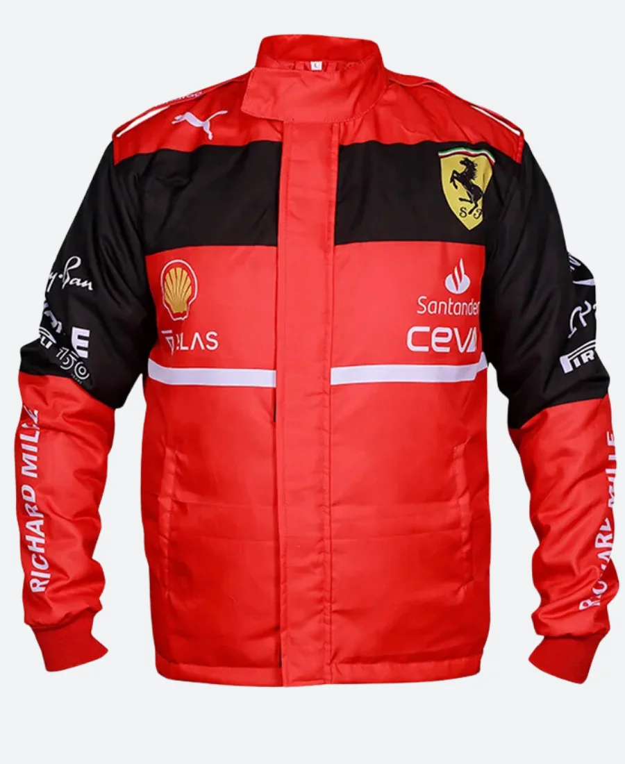 Charles Leclerc 2023 Ferrari F1 Racing Jacket Front Image