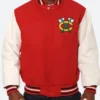 Chicago Blackhawks Two Tone Varsity Jacket Front Image