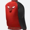 Chicago Bull Varsity Jacket Back Image