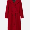 Christmas in Evergreen Michelle Lansing Long Coat Front Image