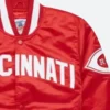 Cincinnati Reds Varsity Jacket Shoulder Image