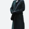 Claire Dunphy Modern Family Black Long Coat Front Image