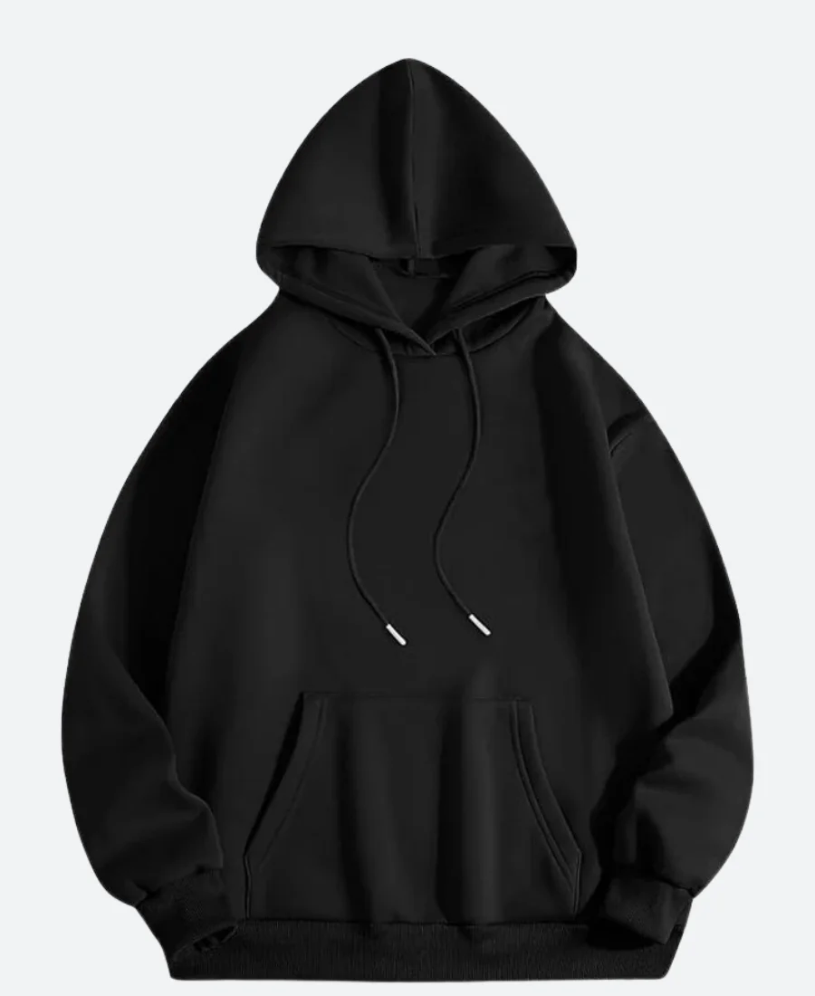 Dear Person Behind Me Black Hoodie Front Image