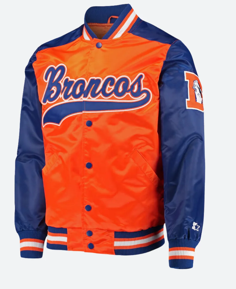 Denver Broncos The Tradition II Varsity Jacket Front Image