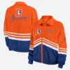 Denver Broncos Throwback Jacket Front & Back Image