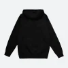 Detroit Lions Throwback Hoodie Black Back Image