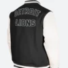 Detroit Lions Varsity Jacket Back Image