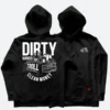 Dirty Hands Clean Money Hoodie Front & Back Image