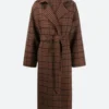 Doctor Who The Fifteenth Doctor Long Plaid Coat Front Image