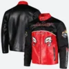 Dodge 2 Hellcat Leather Racing Jacket Front & Back Image