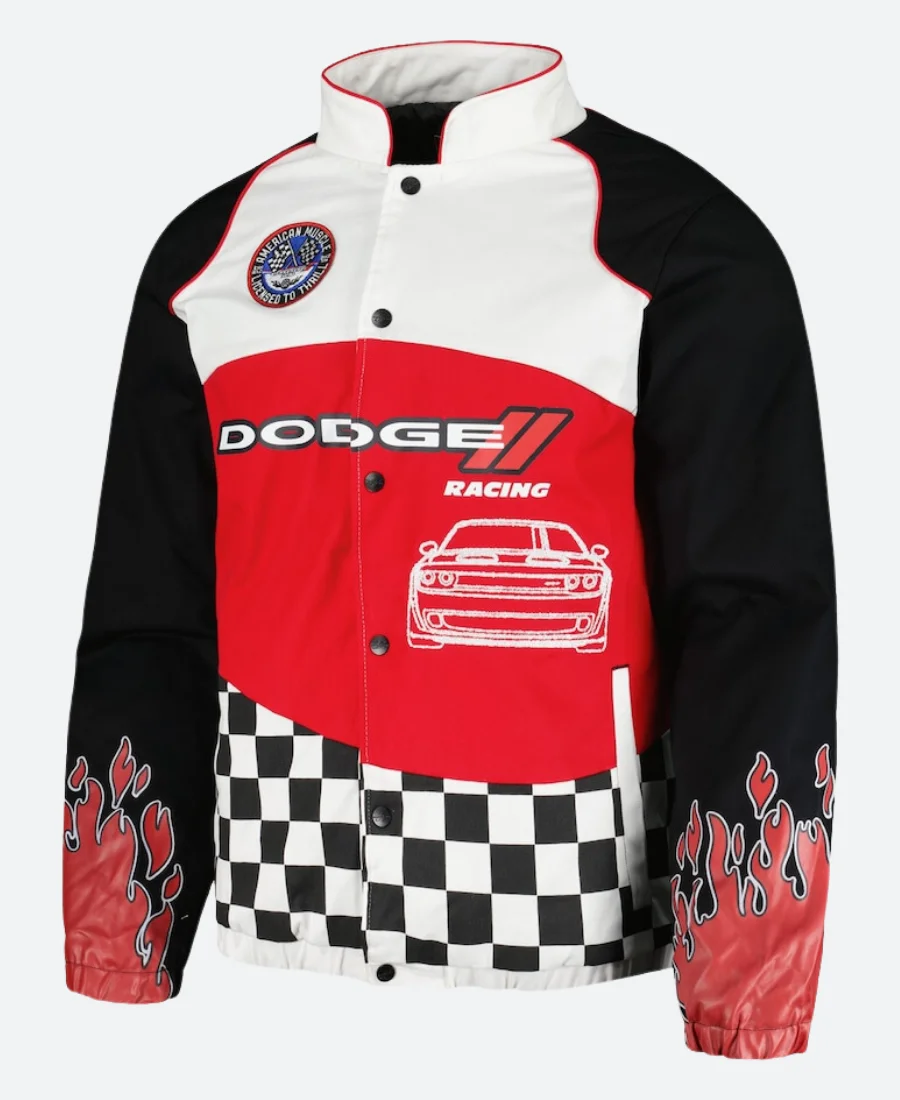 Dodge Challenger 2 Speedway Racing Jacket Front Image