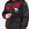 Dodge II SRT Hellcat Black Varsity Jacket Front Image