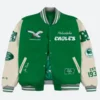 Eagles GOLF WANG Green Letterman Jacket